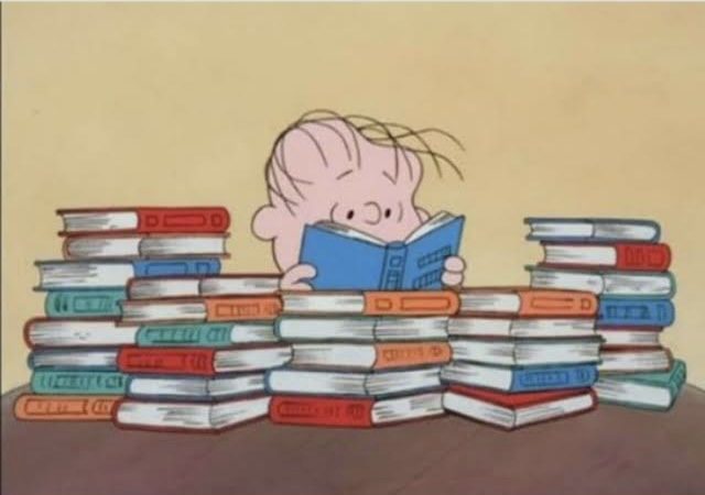 Linus reading