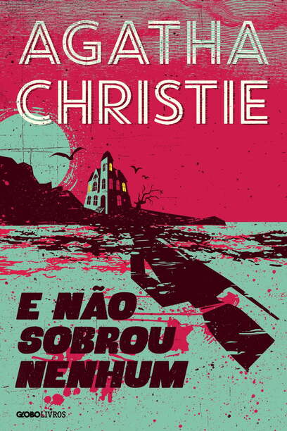 Capa de E não sobrou nenhum, por Agatha Christie