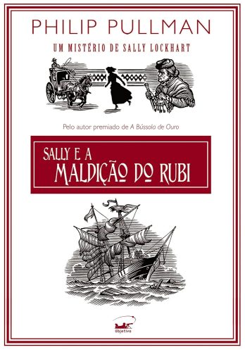 Capa de Sally e a maldição do rubi, por Philip Pullman