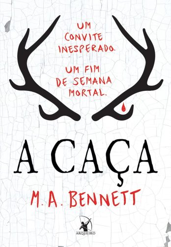 Capa de A caça, por M. A. Bennett