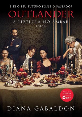 Capa de A libélula no âmbar, por Diana Gabaldon