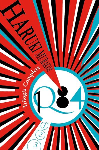 Capa de 1Q84, por Haruki Murakami, Jay Rubin, Philip Gabriel