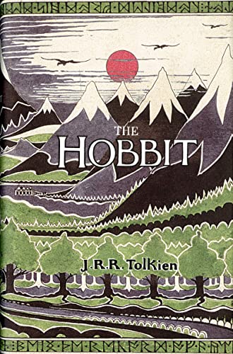 Capa de The Hobbit, por J.R.R. Tolkien