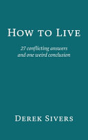 Capa de How to Live, por Derek Sivers