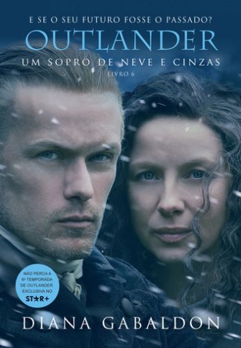 Capa de Um sopro de neve e cinzas, por Diana Gabaldon