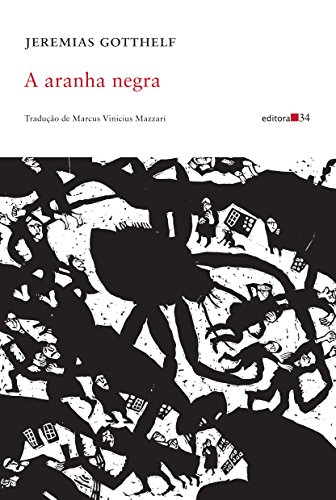 Capa de A aranha negra, por Jeremias Gotthelf, Marcus Vinicius Mazzari