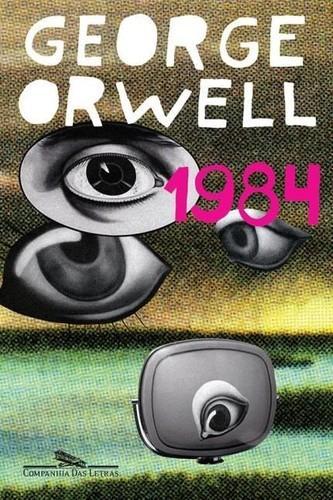 Capa de 1984, por George Orwell, Peter Hobley Davison, Shepard Fairey